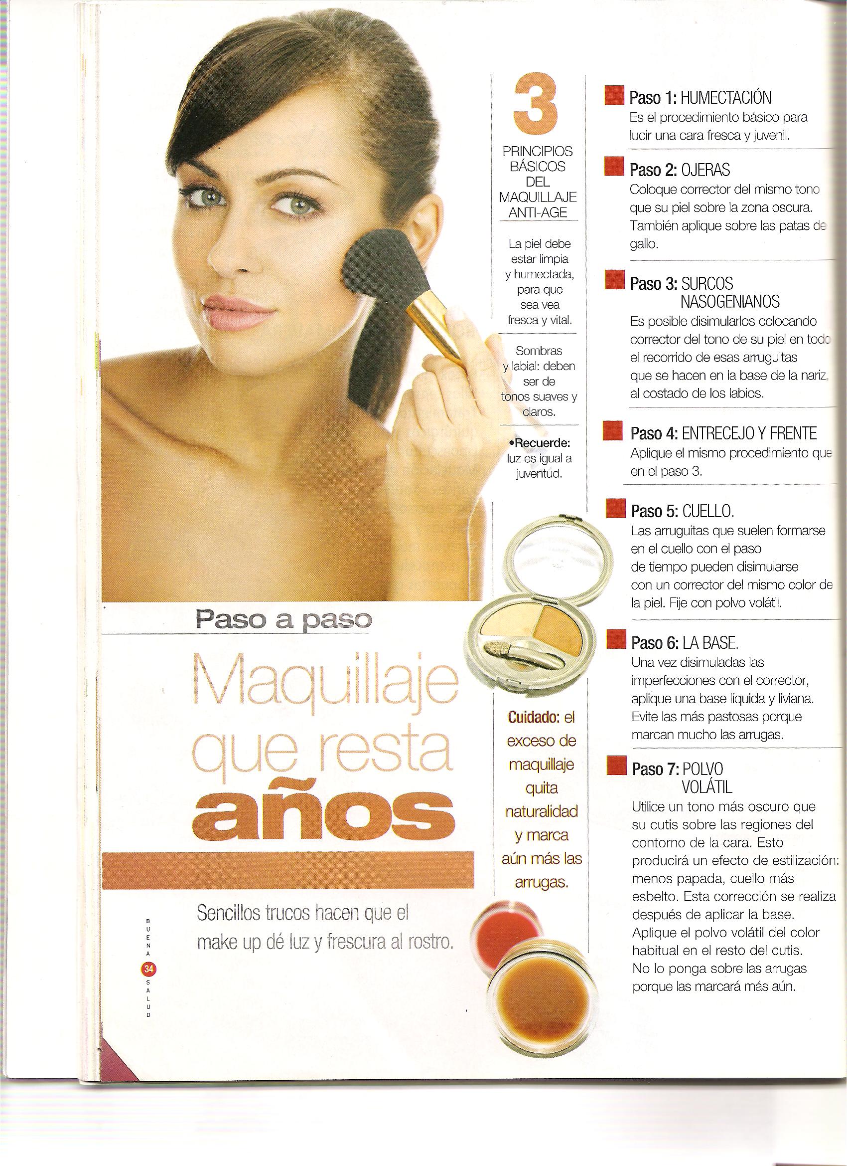 Maquillaje que resta años-Revista Buena Salud Nov 2009 Maquillaje que resta años-Revista Buena Salud Nov 2009