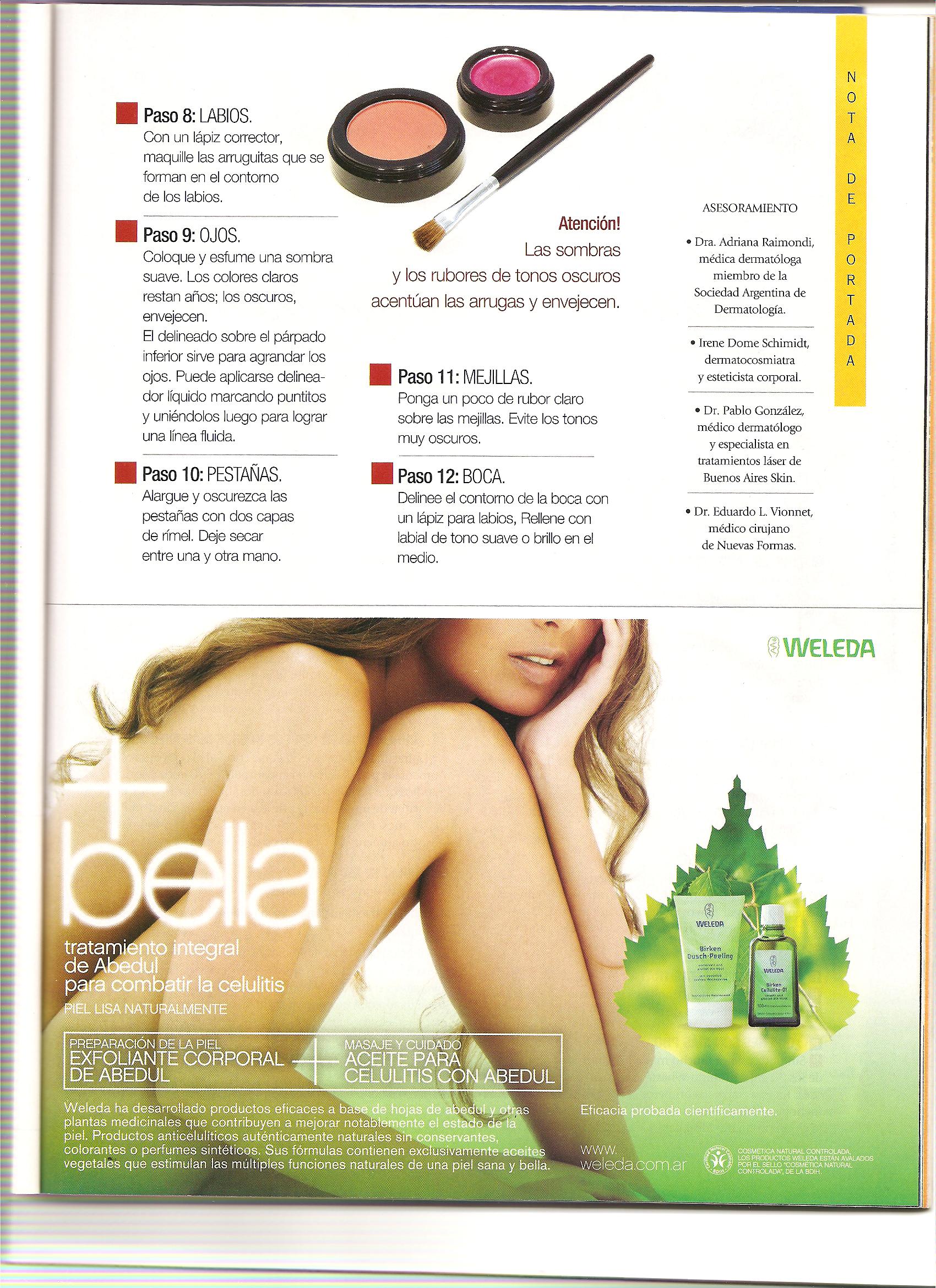 Maquillaje que resta años-Revista Buena Salud Nov 2009 Maquillaje que resta años-Revista Buena Salud Nov 2009