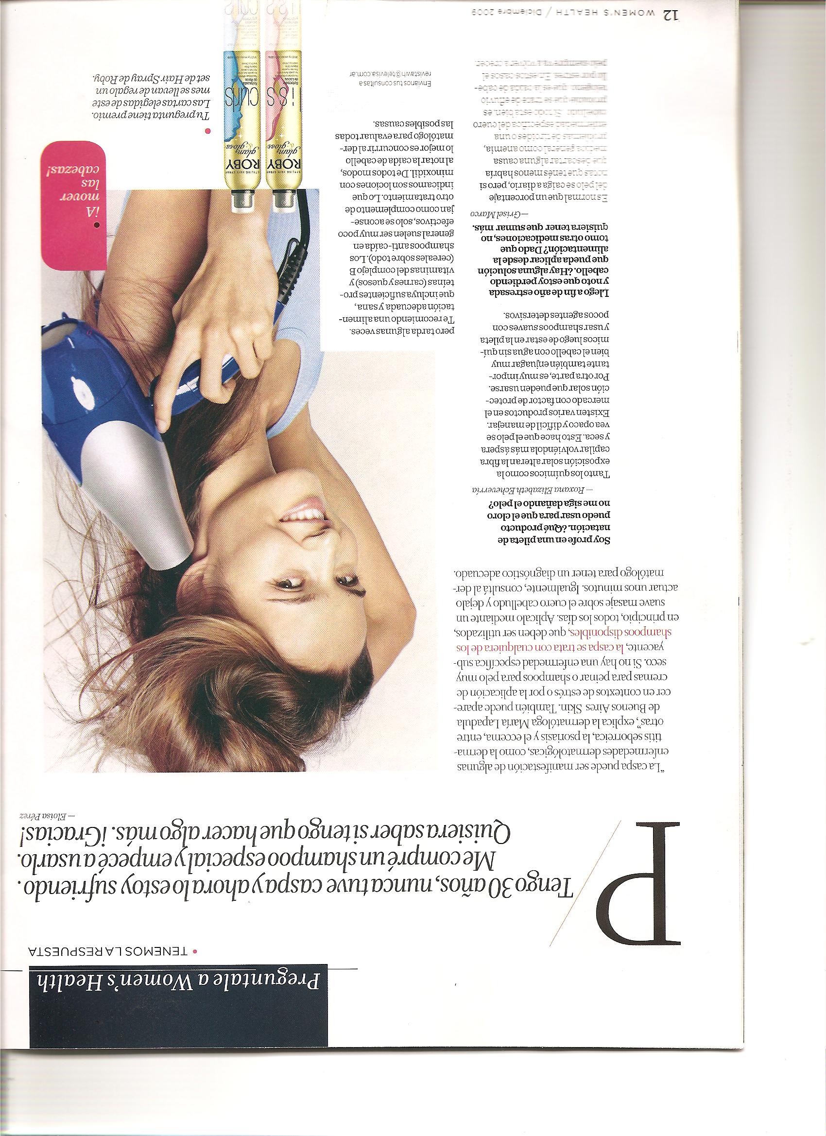Buenos Aires Skin en Women´s Health 12/09