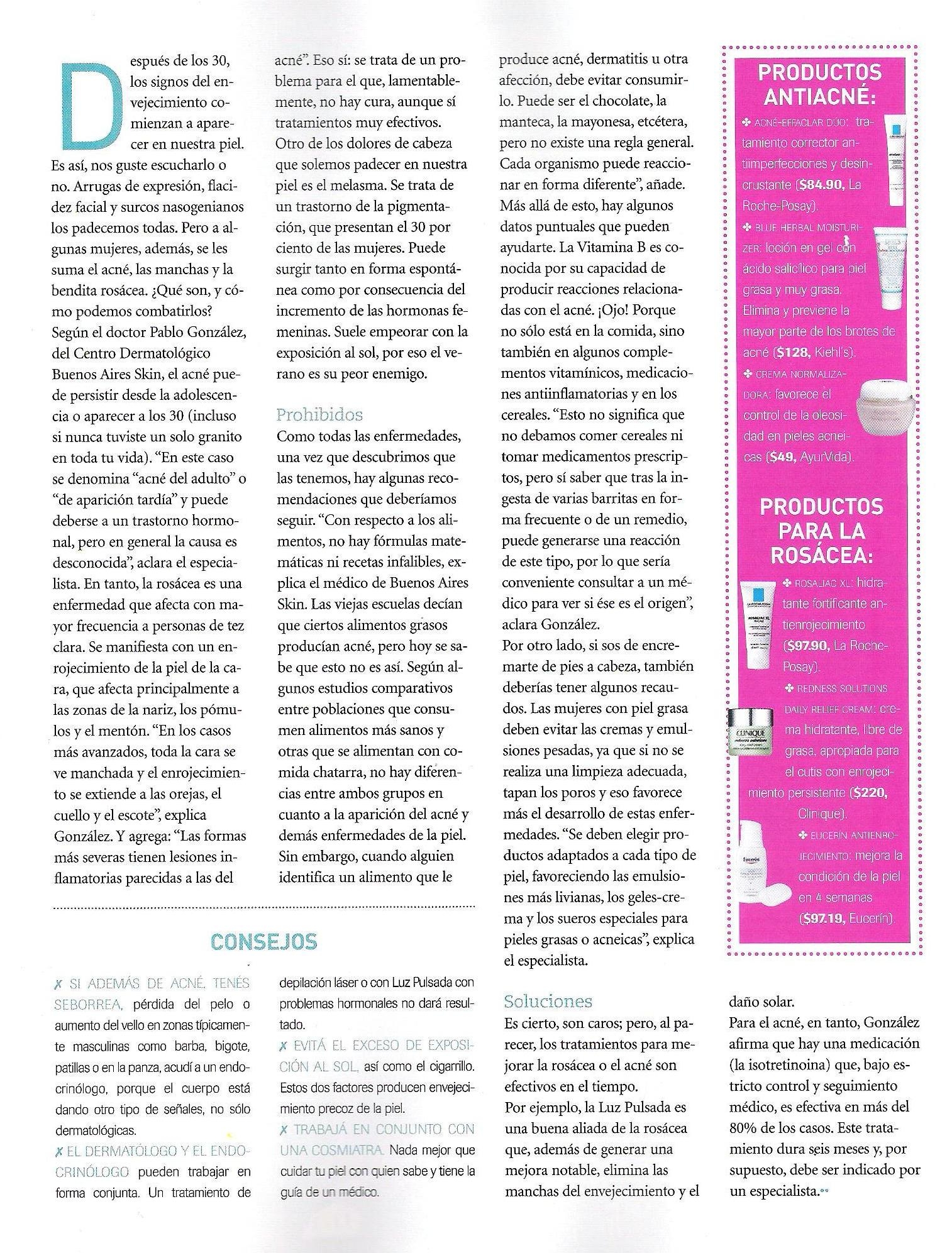 Buenos Aires Skin en la revista de Maru Botana Julio 2010 Buenos Aires Skin en la revista de Maru Botana Julio 2010