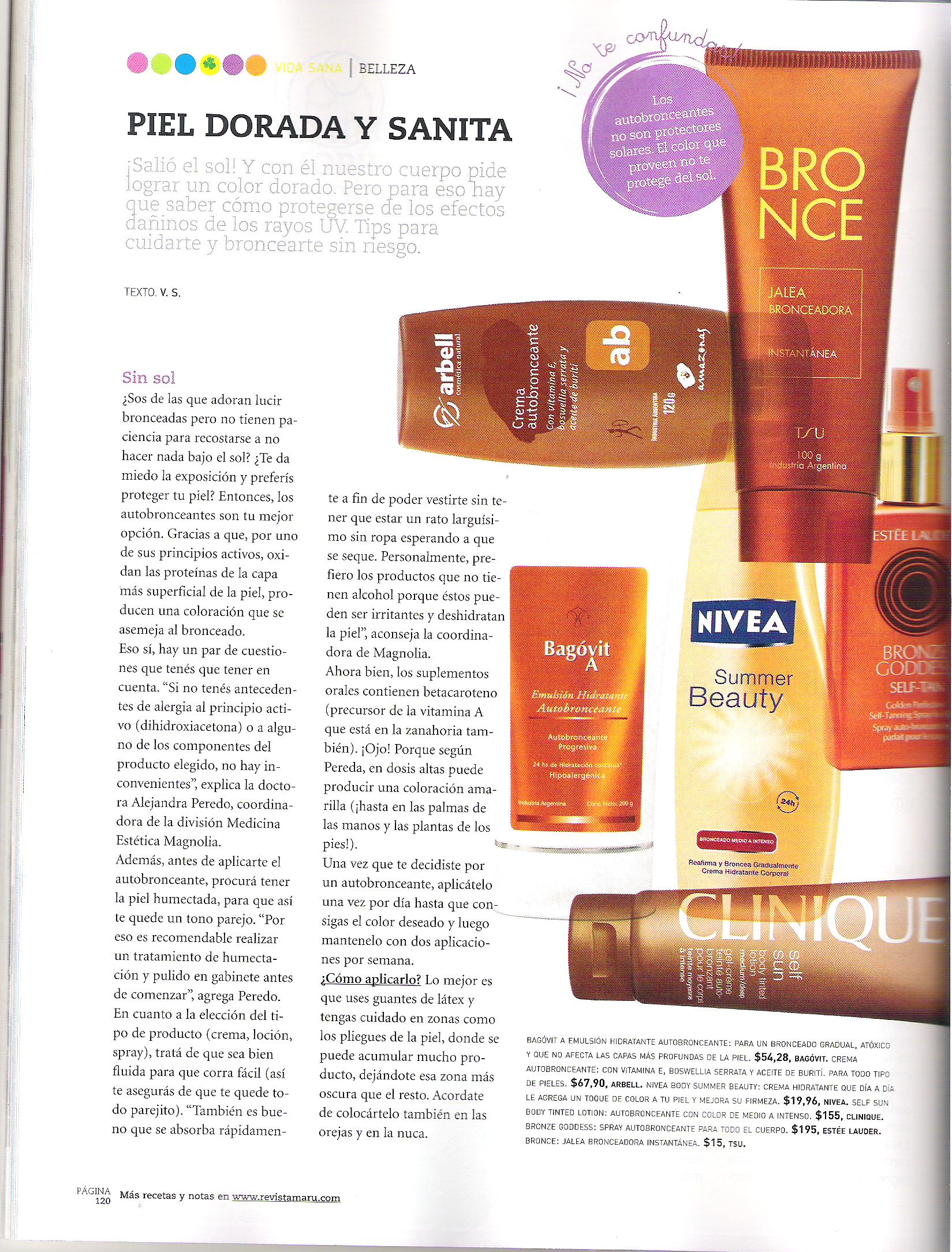 Buenos Aires Skin en Revista Maru Botana Octubre 2010 Buenos Aires Skin en Revista Maru Botana Octubre 2010